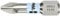 WERA-WERK HERMANN WERNER GMBH & CO.KG 71012 Bit PH Gr.3 L.25mm VA 0,6 cm (0,25 Zoll) 6KT m.Torsionszone WERA DIN3126-C 6,3