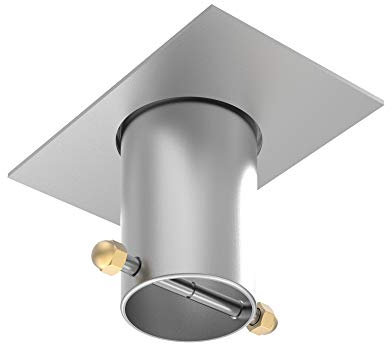 Rain Chains Direct - Rain Chain Gutter Adapter/Installer in Milled Aluminum Finish