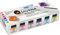 KREUL 81800 - Javana Seidenmalfarben, Set Trendfarben, 6 Farben im 20 ml Glas, 20 ml Konturenfarbe und ein Pinsel, hochpigmentierte brillante Farben, für Seide und helle Textilien