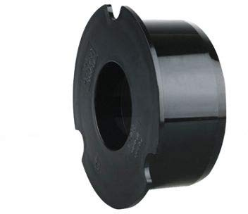 Wavin OSMA 110mm SOIL 4S296 P/E Socket Plug BLACK