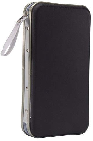 Newniu(R) Disc CD DVD Bag Case Holder Wallet Storage (80 CDs / Black / Polyester)