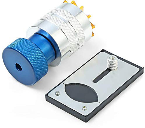 LLF Uhrenkristallentferner und -einsatzer, Kristallhebe-Glasentferner, Einsetzwerkzeug mit Basis