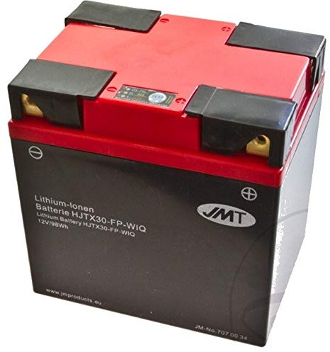 JMT HJTX30-FP Lithium Motorrad Batterie für FLHR 1745 Road King ABS Baujahr 2017
