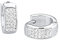 Amor Creolen Edelstahl Damen Ohrschmuck, mit Zirkonia synth., 1,3 cm, Silber, Kommt in Schmuck Geschenk Box, 2022532