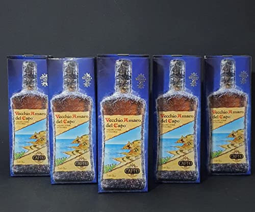 Vecchio Amaro del Capo N° 5 bottiglie da 700ml I Astuccio di Cartone