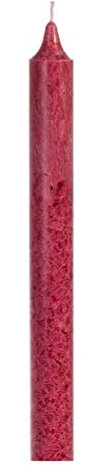Eubiona Stabkerze 22x210 - Stearin bordeaux (bordeaux, 24 Stück)