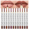 Lippenkonturenstifte Matt Lipliner Set 12 Farben Wasserfest Lippenkonturenstift Dauerhafte, Weiche, Matte Und Sanfte Lippen Makeup Stifte Lip Liner Pencil Langhaltender Lippenstift Matt Lipliner Palet