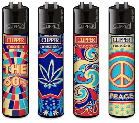 Clipper® Feuerzeug - Neue Motive 2023 + Crystal Balls (60ies)