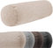 Monsera Extra Lange Nackenrolle - 19x65 cm, weich u. formstabil, fein melierter Bezug, Füllkissen aus flauschigem Schaumstoff, hochwertiges Nacken- u. Beinkissen, für Bett und Couch (Sand)