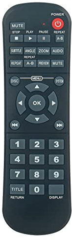 VINABTY RC2K16 Telecomando di sostituzione compatibile con Philips DVD Player DVD737/02 DVP63005 DVD733/021 DVD634/021 DVP3010/00 DVP630/02 DVP64217 DVP3010/02 DVP3020/05 DVP5200/02 DVP3040K/55