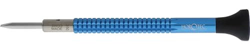 KD89 Horotec MSA01.020 - Tournevis d'horloger en Aluminium éloxé, tête Ergonomique en Pom et mèche Interchangeable en Acier Inoxydable (2.50mm)