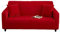 DOTBUY-SHOP Elastische Sofaschoner Couch Überzug 1 2 3 4 Sitzer Sofa Überzug Weicher Stretchbezug Sofabezug Universal Sofa Cover Sofaschoner Möbelschutz (190-230cm,Rot)