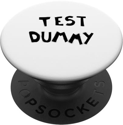 Test Dummy Buddy Spiele Dumel Crash PopSockets mit austauschbarem PopGrip