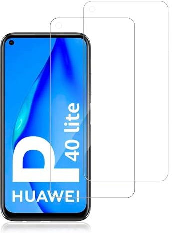 Cracksin [2 Stück] Panzer Schutzglas kompatibel mit Huawei P40 Lite Schutzfolie Verbundglas Displayglas Echt Hart Tempered Glass 9H Härte Glas