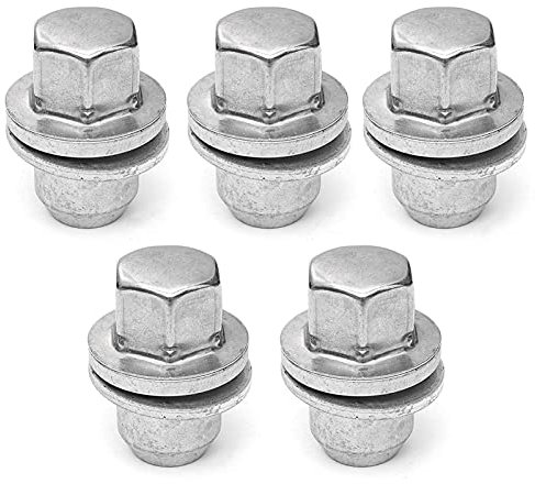 Radbolzen,Radschraube 5 Stücke Edelstahl Radmütze Passend für Range Rover L322 Sport 2004 2005 2006 2007 2007 2009