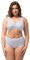 Ulla Popken Reggiseno di Sollievo, Coppa C-g, Biancaneve, 52D Donna