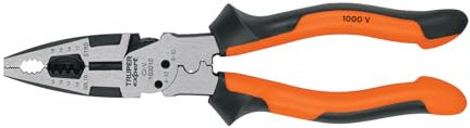 Truper Expert PMU-8EX, Pinza multiuso 8 electricista mango comfort grip