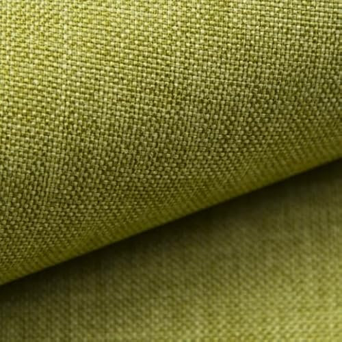 TAPHICEROS Leinenstoff, Kalk 500cm x 148cm, Dekostoff Polsterstoff Meterware Leinen Leinwandstoff Stoff Strukturstoff für Möbelstoff Vorhangstoff Sofa Stuhl DIY Kissen Tischdecken