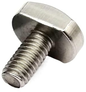 10 Stück M5 M6 M8 M10 M12 304 A2-70 Edelstahl T-Nut Rutsche Schiene T-Form Typ Rechteck Hammerkopfschraube Bolzen(40mm,10pcs M10)