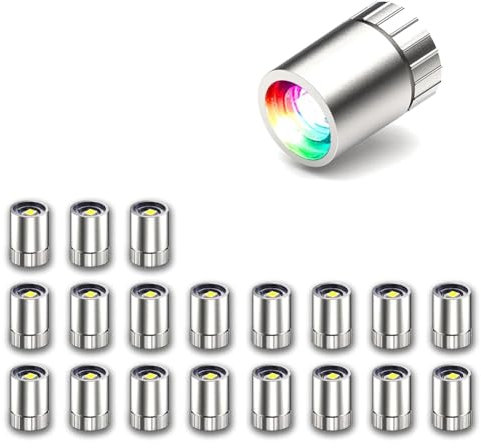 Yssevlon 20 Pcs Miniature Led Lights,Tiny Lights for Hand Craft,Miniature Lights Battery Powered, Lights (Multi-Color Changing)
