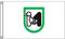 Stormflag Bandiera marche 3x5ft/90x150cm granducale 90g di poliestere 2 occhielli,Occhiello in Angolo, in metallo e Doppio ago