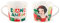 Generico Tazza jumbo Biancaneve nani natale in porcellana decorata cc 430.