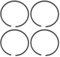 Be In Your Mind Lot de 4 segments de piston 41 mm x 1,5 mm Pièce de rechange 544405901 Compatible avec tronçonneuse Husqvarna 435 435E 440E 135 135E 140 140E
