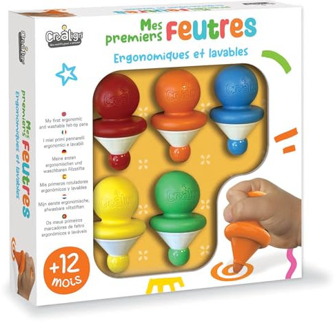Crea Lign' Coffret Loisir Créatif - Mes Premiers feutres - Dès 12 Mois - CL211