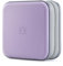 alavisxf xx Custodia per CD, 48 capacità, in plastica rigida, portatile, da viaggio, custodia protettiva per DVD, con cerniera, porta CD da auto, borsa a portafoglio (lavanda, capacità 48)