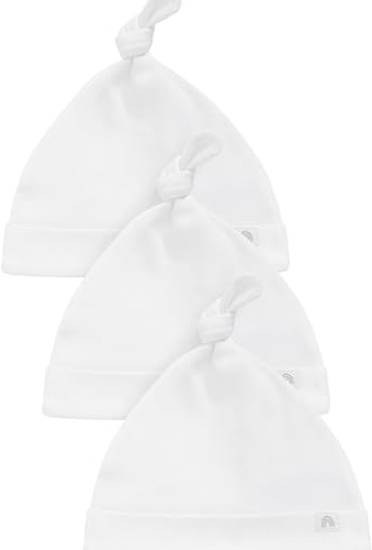 NEXT Baby Baby Knotenmützchen im 3er-Pack Weiß 0 Monate