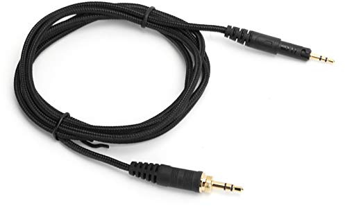Ejoyous OFC-Kupfer-Kopfhörerkabel, Geflochtenes 3,5-mm-Aux-Kabel mit Adapter, High-Fidelity- für ATH-M40X M50X-Kopfhörer