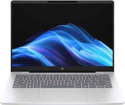 HP OmniBook 7 AI 14 Laptop 14-fr0503na | 2K OLED Display (1920 x 1200) | Intel Core Ultra 5 225U | 16GB RAM | 512GB SSD | Wi-Fi 7 | Windows 11 Home | Glacier Silver (BS8C0EA)
