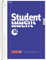 BRUNNEN Collegeblock Student | A4, Lineatur 27, 80 Blatt, blau
