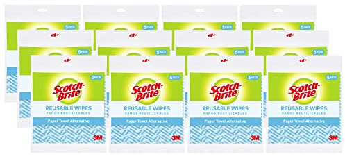 Scotch-Brite Kitchen Wipe 5Count (Pack of 12)