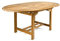 Divero Ausziehbarer Gartentisch ALASSIO aus Teak-Holz – Farbe: Braun