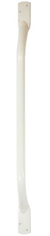 Nottingham Rehab Supplies M83970 Flacher Haltegriff aus Stahl, 710 mm, weiß
