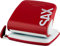 SAX Locher 418 | 30 Blatt | mit Anschlagschiene (Rot)