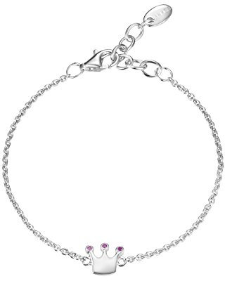 Esprit Damen-Armband 925 Silber rhodiniert Zirkonia Rundschliff 13,5 cm ESBR91820A135
