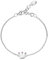 Esprit Damen-Armband 925 Silber rhodiniert Zirkonia Rundschliff 13,5 cm ESBR91820A135