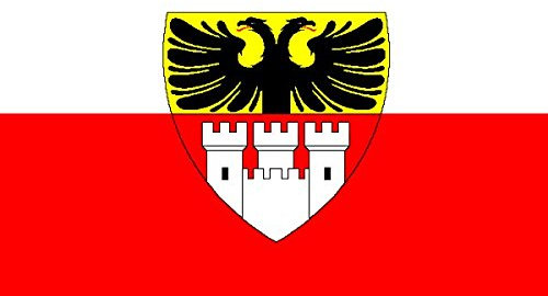 U24 Aufkleber Duisburg Flagge Fahne 18 x 12 cm Autoaufkleber Sticker