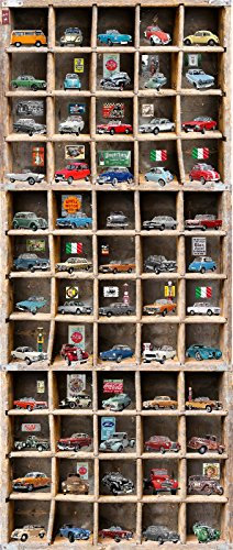 Türposter 100x200cm Oldtimer Türaufkleber Möbelfolie Auto Car Regal Alt Setzkasten 984tp