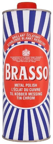 Brasso Liquid Metal Polish, 1L – High-Performance Cleaner for Brass, Copper, Stainless Steel, and More, Restores Shine & Removes Tarnish