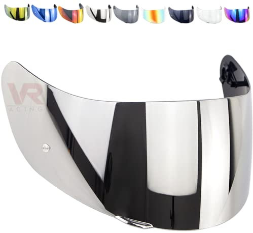Helmvisier Agv K5 K1 K3 sv K5s S4-sv Horizon Skyline Stealth-sv Visier Klar Blau Smoke Iridium Gold Spiegel Ersatzvisier Gt-2 Nicht Original Aftermarket (Silber Spiegel)