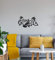 Jamaica Bobsleigh Wandtattoo Schwarz Aufkleber 40 x 23 cm