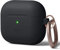 elago Custodia Silicone Compatibile con AirPods 3 Cover Case - Premium in Silicone, Supporta la Ricarica Wireless, Protezione Antiurto (Nero)