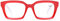 ZUVGEES Retro Oversized Blue Light Blocking Reading Glasses Big Eyeglass Frames Large lens Computer Readers (Red, 3.00)