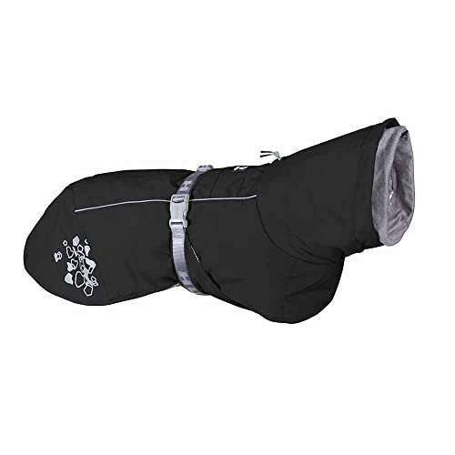 Hurtta Extreme Warmer Hundemantel, Winterjacke für Hunde Dunkelgrau 45cm