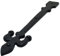 Centurion REN0313 300MM Black Antique Traditional Fleur De LYS Hinge Pack of 4 Adds A Decorative Finish to Interior Doors & Exterior Gates