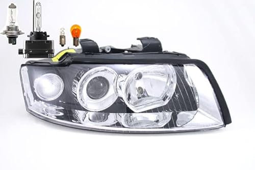 Johns, Scheinwerfer passend für Audi A4 8E 10/01-11/04 rechts + Leuchtmittel