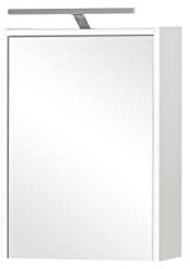 Schildmeyer Spiegelschrank Carlos, weiß Glanz, 43,5 x 16 x 64 cm